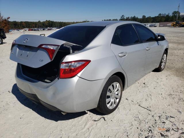 Photo 4 from auction – 2016 TOYOTA COROLLA LE with VIN 2T1BURHE7GC671490