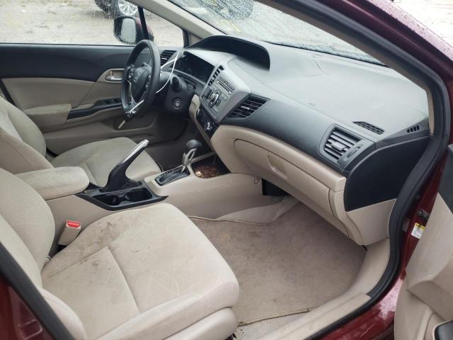 Photo 5 from auction – 2012 HONDA CIVIC LX with VIN 2HGFB2F57CH555421