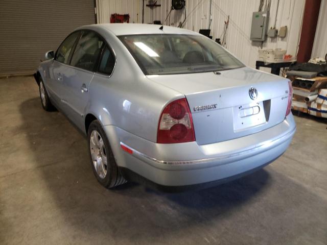 Photo 3 from auction – 2002 VOLKSWAGEN PASSAT GLX with VIN WVWTH63B32P113490