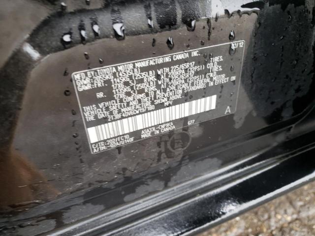 Photo 10 from auction – 2012 TOYOTA RAV4 with VIN 2T3BF4DV6CW197180