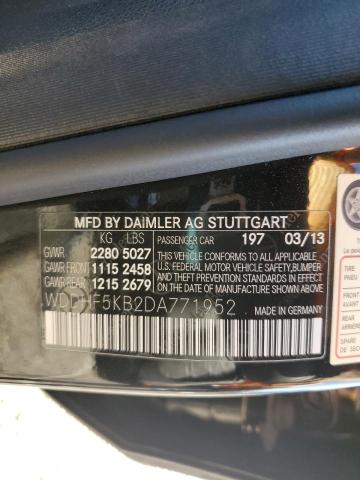 Photo 10 from auction – 2013 MERCEDES-BENZ E 350 with VIN WDDHF5KB2DA771952