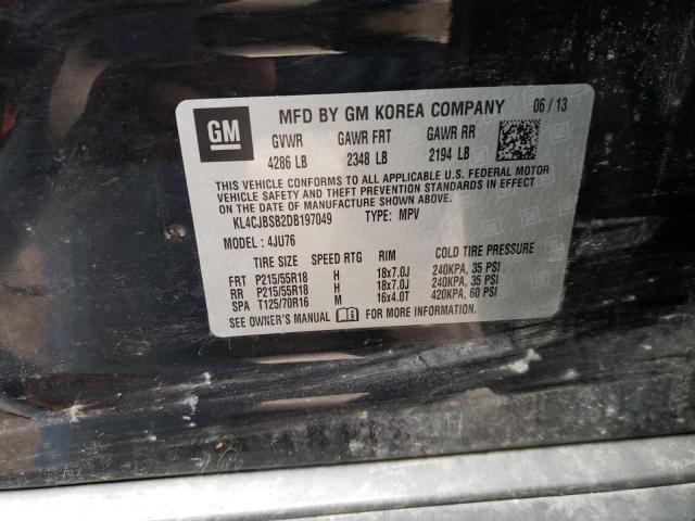 Photo 10 from auction – 2013 BUICK ENCORE CON with VIN KL4CJBSB2DB197049
