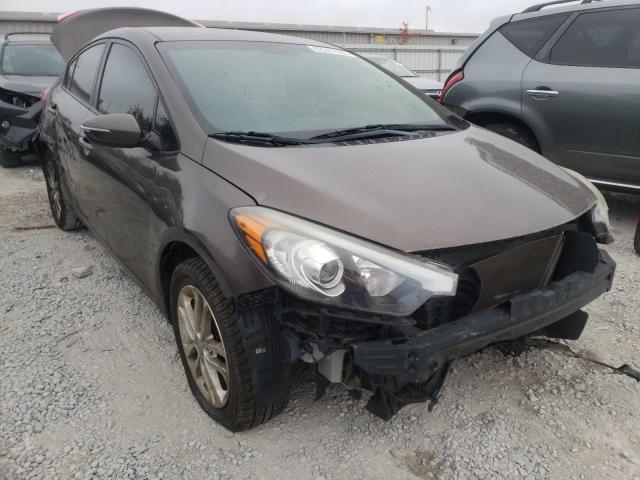 KIA FORTE LX 2014 with VIN KNAFX4A68E5219750 - Photo from auction