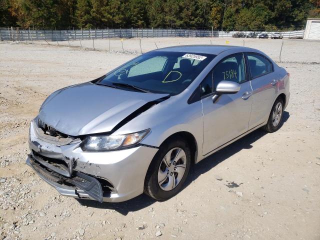 Photo 2 from auction – 2014 HONDA CIVIC LX with VIN 2HGFB2F5XEH525509