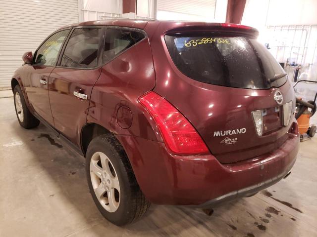 Photo 3 from auction – 2005 NISSAN MURANO SL with VIN JN8AZ08W55W409722
