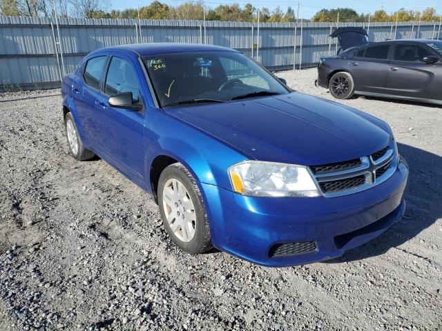 DODGE AVENGER SE 2012 with VIN 1C3CDZAB3CN323847 - Photo from auction