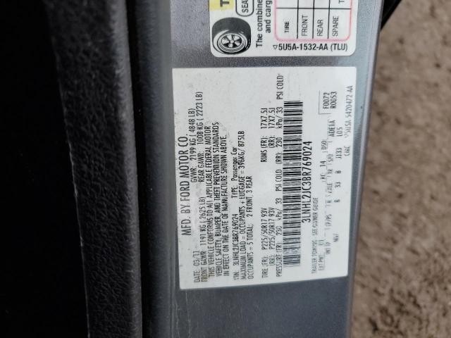 Photo 10 from auction – 2011 LINCOLN MKZ with VIN 3LNHL2JC3BR769024