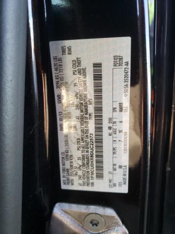 Photo 10 from auction – 2013 FORD ESCAPE SEL with VIN 1FMCU0HX8DUC22573