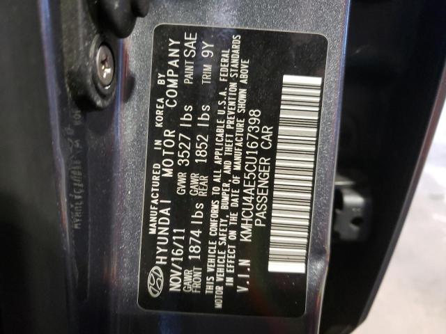Photo 10 from auction – 2012 HYUNDAI ACCENT GLS with VIN KMHCU4AE5CU167398