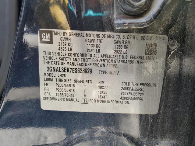 Photo 10 from auction – 2014 CHEVROLET CAPTIVA LT with VIN 3GNAL3EK7ES636929