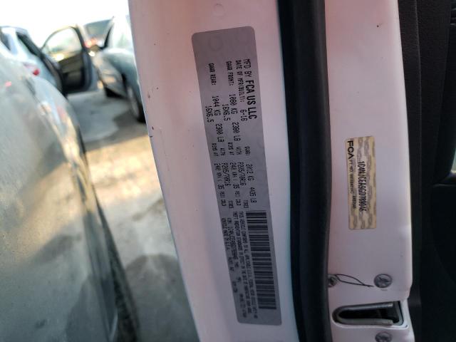 Photo 10 from auction – 2016 JEEP COMPASS LA with VIN 1C4NJCEA9GD789046