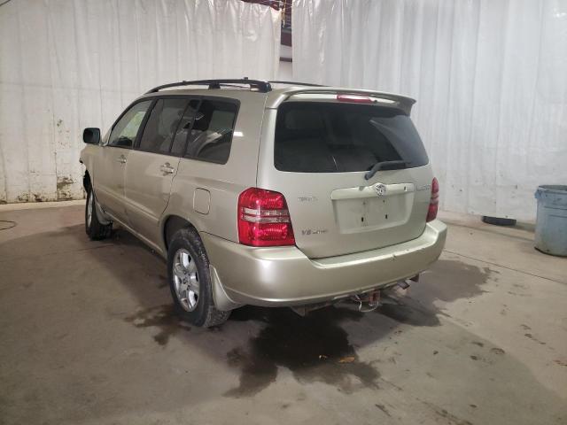 Photo 3 from auction – 2002 TOYOTA HIGHLANDER with VIN JTEHF21A420095780