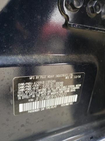 Photo 10 from auction – 2015 SUBARU IMPREZA SP with VIN JF1GPAW69FH225027