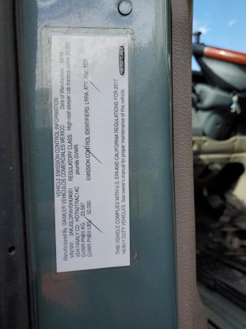 Photo 10 from auction – 2017 FREIGHTLINER CASCADIA 1 with VIN 3AKJGLDRXHSHU4001