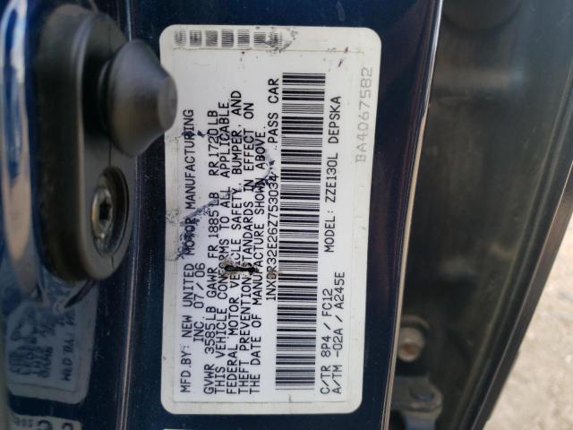 Photo 10 from auction – 2006 TOYOTA COROLLA CE with VIN 1NXBR32E26Z753034