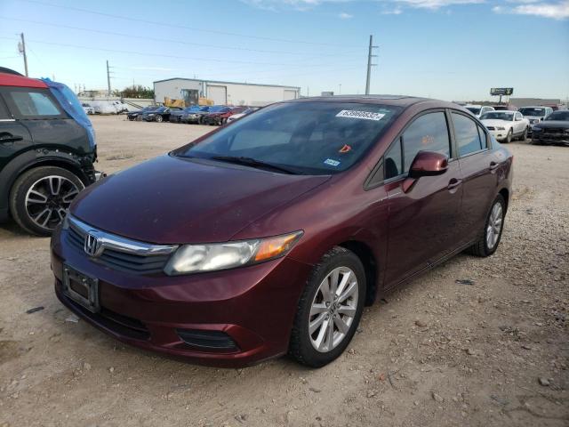 Photo 2 from auction – 2012 HONDA CIVIC EXL with VIN 2HGFB2F92CH532132