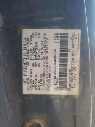 Photo 10 from auction – 1995 FORD F150 with VIN 1FTEF14N7SLA28864