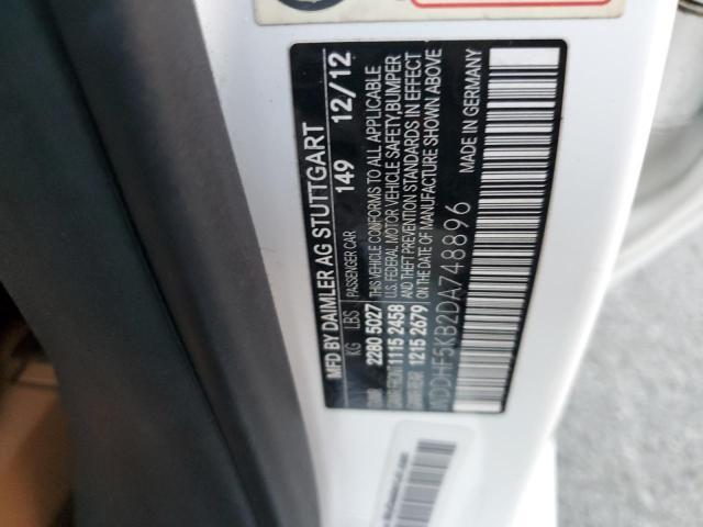 Photo 10 from auction – 2013 MERCEDES-BENZ E 350 with VIN WDDHF5KB2DA748896
