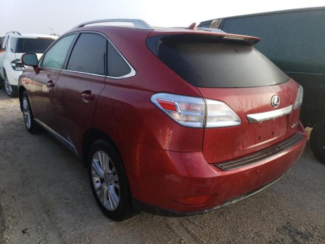 Photo 3 from auction – 2011 LEXUS RX 450 with VIN JTJBC1BA9B2418329