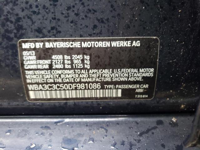 Photo 10 from auction – 2013 BMW 320 I XDRI with VIN WBA3C3C50DF981086
