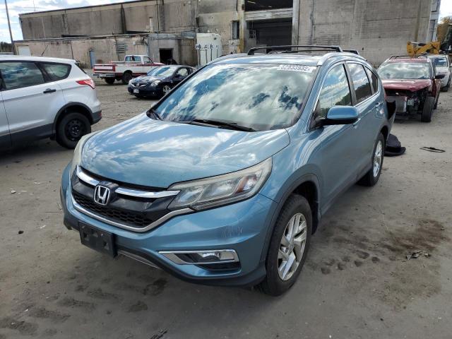 Photo 2 from auction – 2015 HONDA CR-V EXL with VIN 5J6RM4H70FL009450