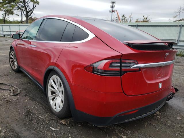Photo 3 from auction – 2020 TESLA MODEL X with VIN 5YJXCAE2XLF232276