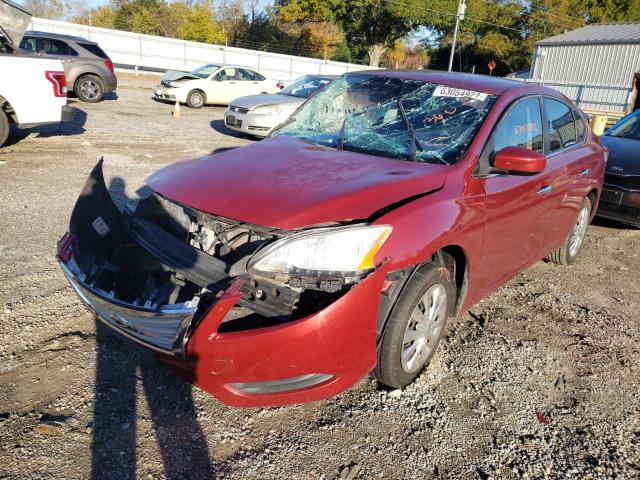 Photo 2 from auction – 2015 NISSAN SENTRA S with VIN 3N1AB7AP2FY249484
