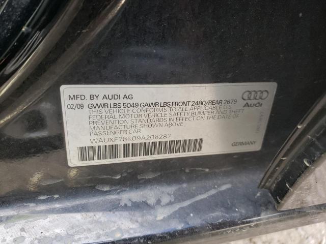Photo 10 from auction – 2009 AUDI A4 PRESTIG with VIN WAUXF78K09A206287