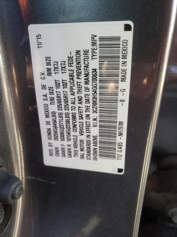 Photo 10 from auction – 2016 HONDA CR-V EX with VIN 3CZRM3H54GG700634