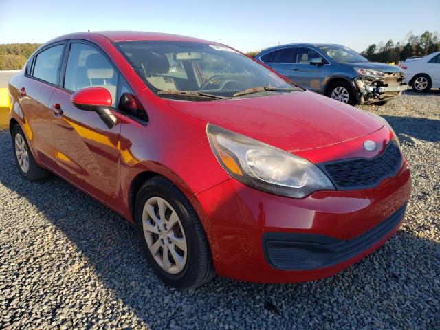 KIA RIO LX 2014 with VIN KNADM4A32E6327345 - Photo from auction