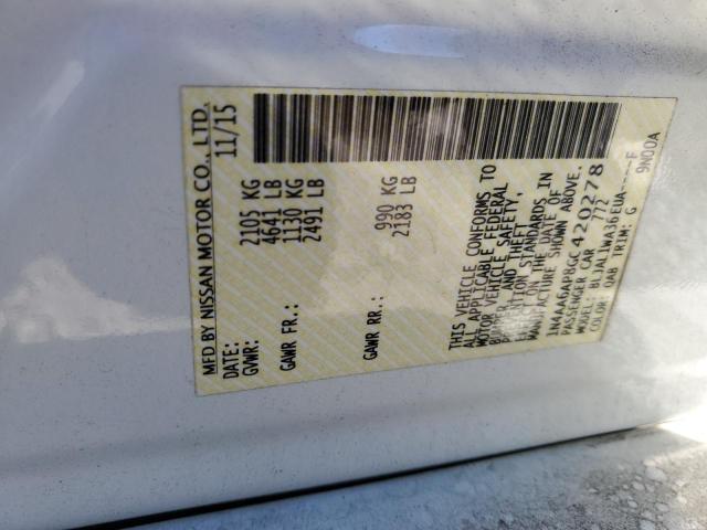 Photo 10 from auction – 2016 NISSAN MAXIMA 3.5 with VIN 1N4AA6AP8GC420278