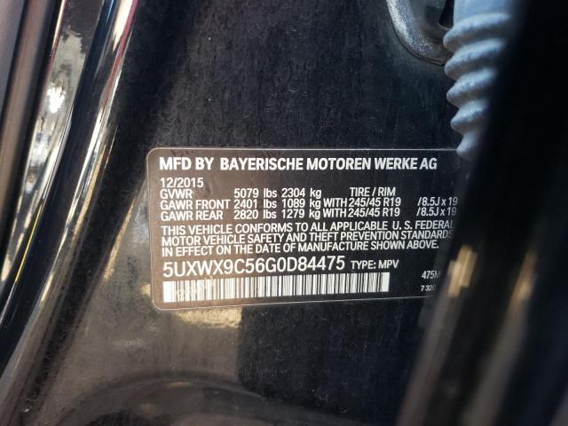 Photo 10 from auction – 2016 BMW X3 XDRIVE2 with VIN 5UXWX9C56G0D84475