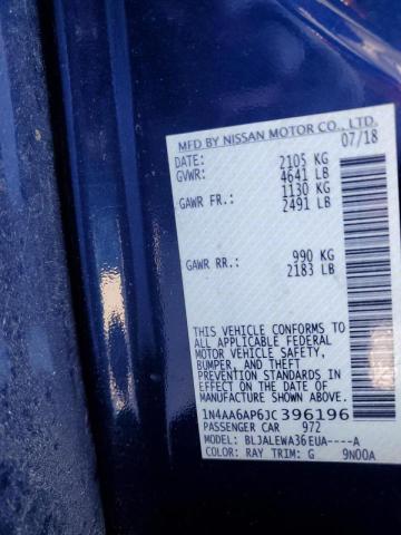 Photo 10 from auction – 2018 NISSAN MAXIMA 3.5 with VIN 1N4AA6AP6JC396196