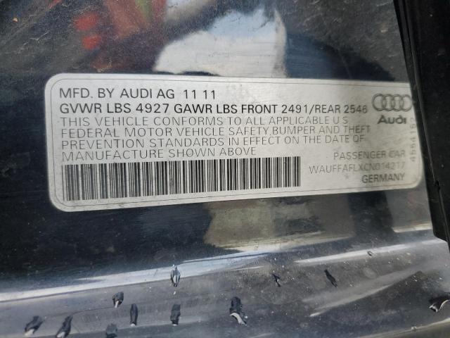 Photo 10 from auction – 2012 AUDI A4 PREMIUM with VIN WAUFFAFLXCN014217