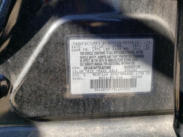 Photo 10 from auction – 2013 NISSAN SENTRA S with VIN 3N1AB7AP7DL621802