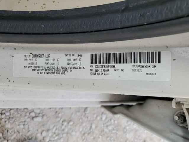 Photo 10 from auction – 2008 CHRYSLER SEBRING LI with VIN 1C3LC66M68N249696