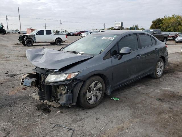 Photo 2 from auction – 2013 HONDA CIVIC LX with VIN 19XFB2F55DE084977