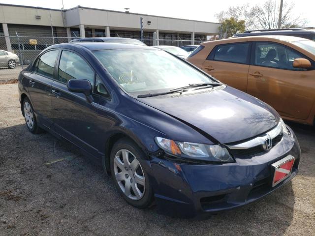 HONDA CIVIC LX 2010 with VIN 2HGFA1F50AH573284 - Photo from auction