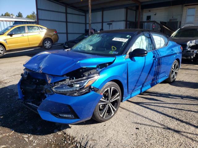 Photo 2 from auction – 2021 NISSAN SENTRA SR with VIN 3N1AB8DV3MY252570