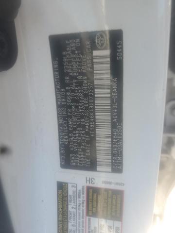 Photo 10 from auction – 2009 TOYOTA CAMRY BASE with VIN 4T1BE46K49U873357