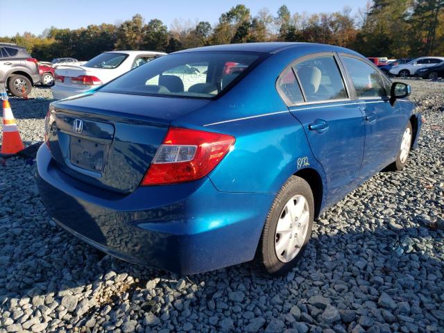 Photo 4 from auction – 2012 HONDA CIVIC LX with VIN 19XFB2F52CE016070