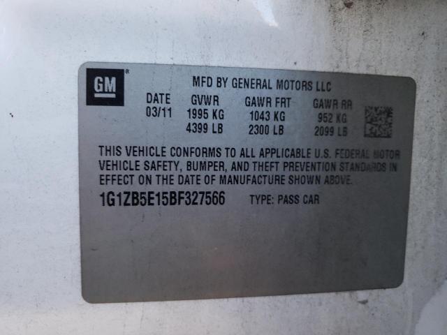 Photo 10 from auction – 2011 CHEVROLET MALIBU LS with VIN 1G1ZB5E15BF327566