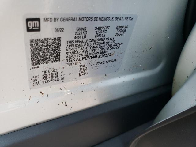 Photo 10 from auction – 2022 GMC TERRAIN SL with VIN 3GKALPEV5NL234173