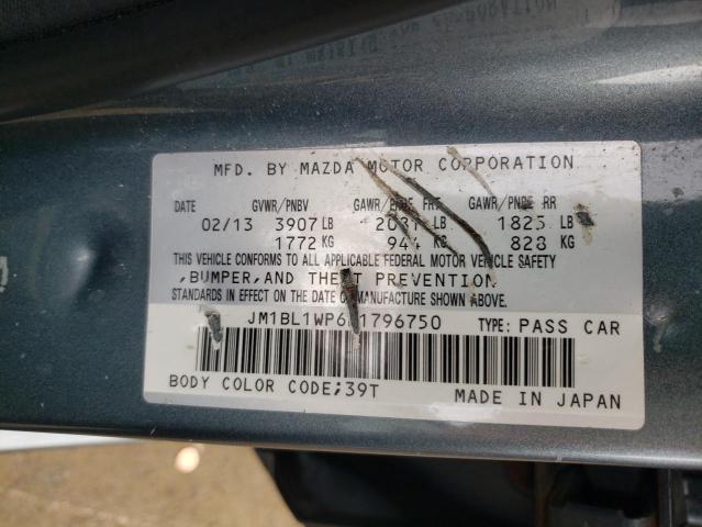 Photo 10 from auction – 2013 MAZDA 3 I with VIN JM1BL1WP6D1796750