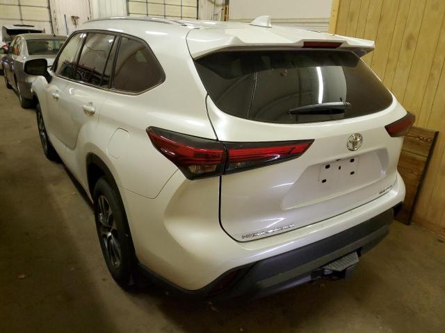Photo 3 from auction – 2022 TOYOTA HIGHLANDER with VIN 5TDHZRBHXNS163047