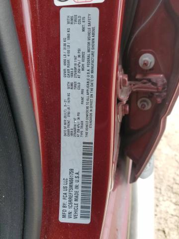 Photo 10 from auction – 2021 RAM 1500 BIG H with VIN 1C6RREFT5MN661759