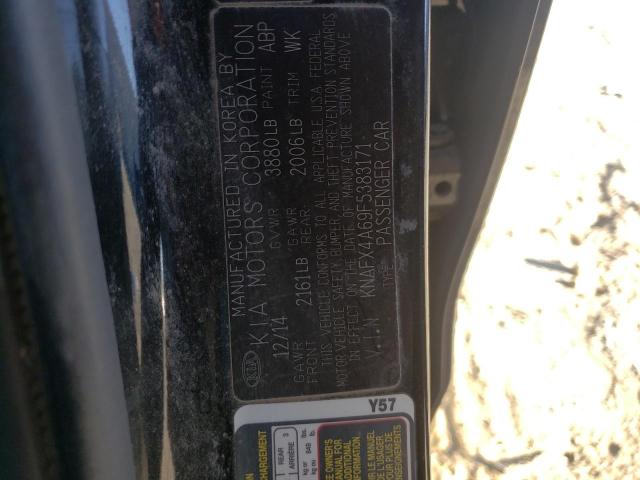 Photo 10 from auction – 2015 KIA FORTE LX with VIN KNAFX4A69F5383171