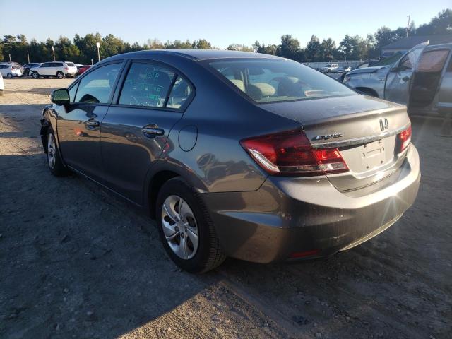 Photo 3 from auction – 2013 HONDA CIVIC LX with VIN 19XFB2F57DE062088