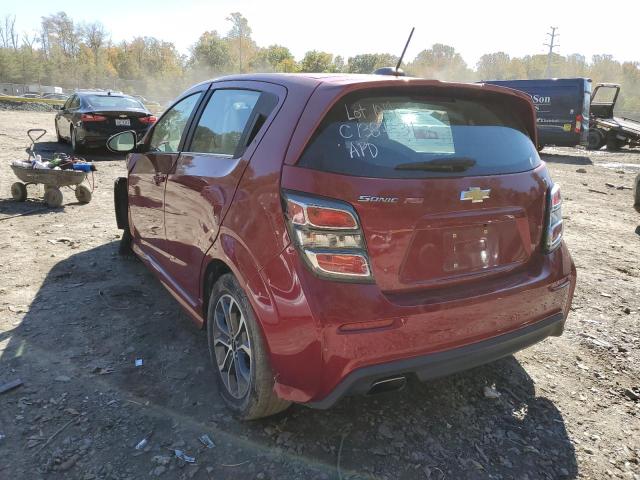 Photo 3 from auction – 2018 CHEVROLET SONIC LT with VIN 1G1JD6SGXJ4104441