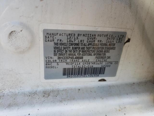 Photo 10 from auction – 2014 NISSAN VERSA NOTE with VIN 3N1CE2CP4EL406508